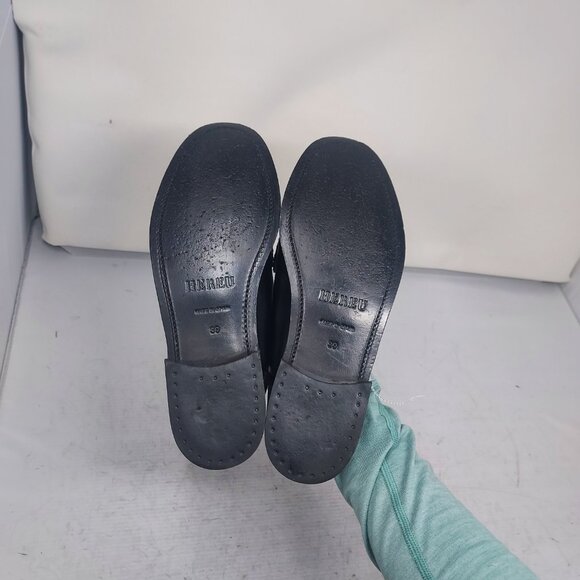 Hereu Black Raiger Heeled Sling Back Shoe - Picture 2 of 11